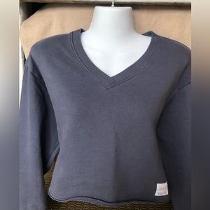 Hollister cropped sweatshirt